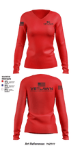 Vetlawn 83001110 Women's Long Sleeve V-neck Shirt - 2