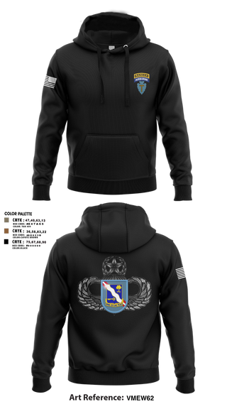 Hoodie, 1-143rd airborne infantry regiment, , Teamtime, Team time, sublimation, custom sports apparel, team uniforms, spirit wear, spiritwear, sports uniforms, custom shirts, team store, custom team store, fundraiser sports, apparel fundraiser