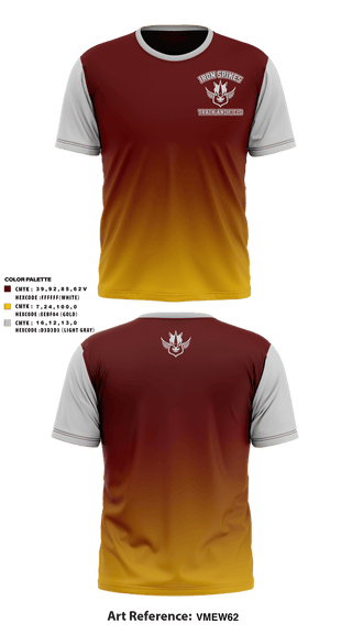 Short Sleeve Performance Shirt, Iron Spikes Track & Field Club, Track & Field, Teamtime, Team time, sublimation, custom sports apparel, team uniforms, spirit wear, spiritwear, sports uniforms, custom shirts, team store, custom team store, fundraiser sports, apparel fundraiser