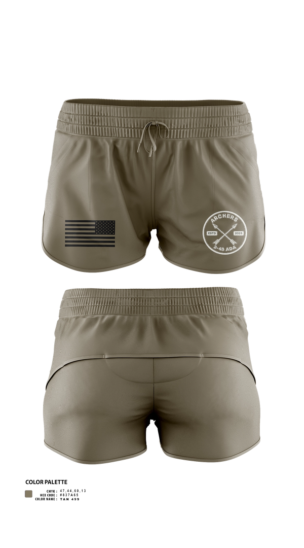Ranger Panties, A/2-43 ADA, Army, Teamtime, Team time, sublimation, custom sports apparel, team uniforms, spirit wear, spiritwear, sports uniforms, custom shirts, team store, custom team store, fundraiser sports, apparel fundraiser