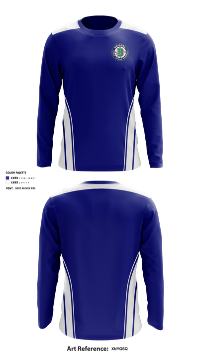 Bristol Ct Little League Team Store	BASEBALL 57104442 Long Sleeve Performance Shirt - 1