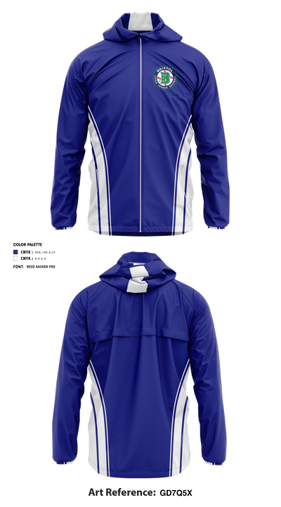 Bristol Ct Little League Team Store	BASEBALL 57104442 Windbreaker - 1