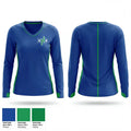 DHD 87380054 Women's Long Sleeve V-neck Shirt - 1