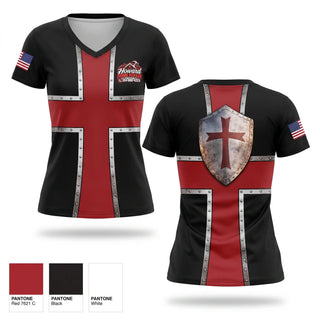 Womens Short Sleeve Vneck Shirt, Howard Home Repair, , Teamtime, Team time, sublimation, custom sports apparel, team uniforms, spirit wear, spiritwear, sports uniforms, custom shirts, team store, custom team store, fundraiser sports, apparel fundraiser