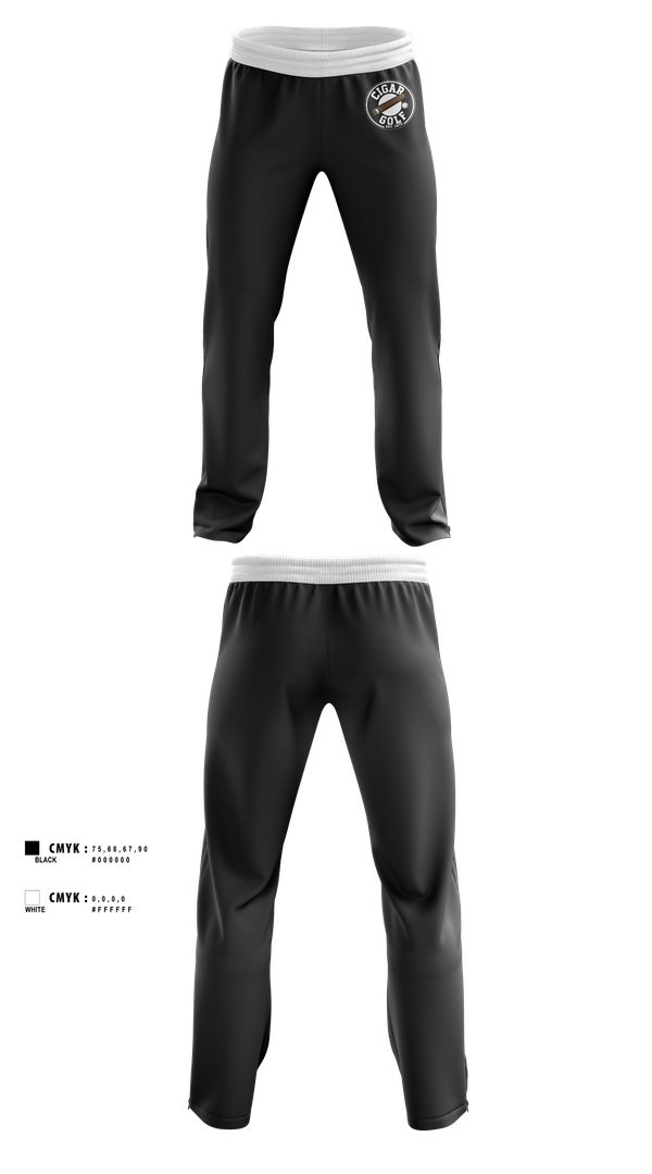 Sweatpants, CIGAR GOLFCIGAR GOLF, Golf, Teamtime, Team time, sublimation, custom sports apparel, team uniforms, spirit wear, spiritwear, sports uniforms, custom shirts, team store, custom team store, fundraiser sports, apparel fundraiser