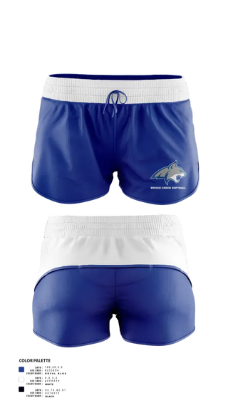 Womens Shorts, Bridge Creek Softball, Softball, Teamtime, Team time, sublimation, custom sports apparel, team uniforms, spirit wear, spiritwear, sports uniforms, custom shirts, team store, custom team store, fundraiser sports, apparel fundraiser