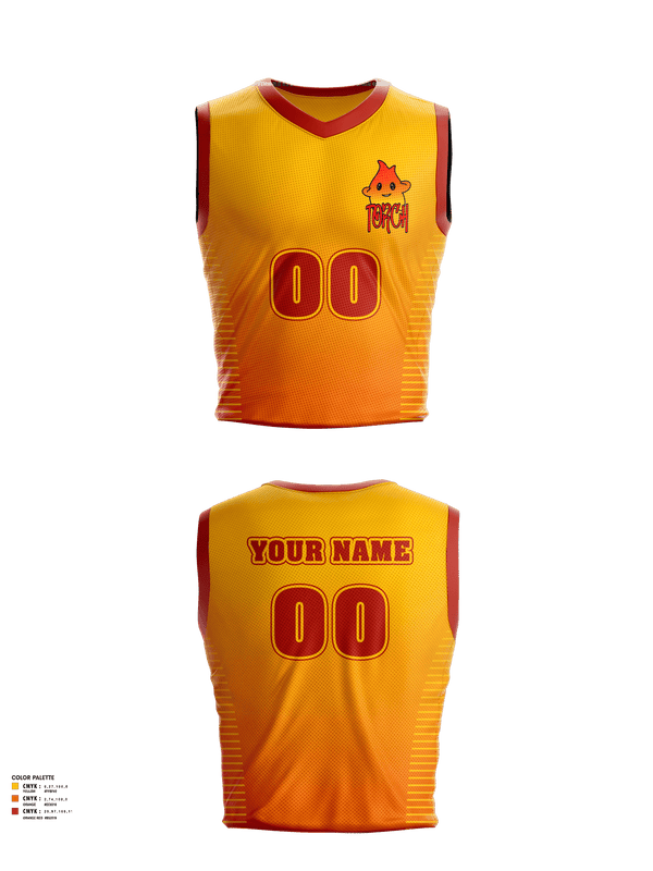 TORCH 1756275 Womens Basketball Jersey -1