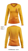 TORCH 1756275 Women's Long Sleeve V-neck Shirt -1