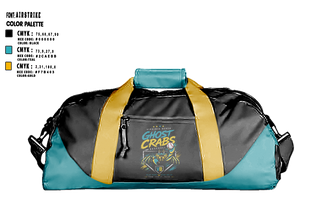 Duffle Bag, Ghost Crabs, Baseball, Teamtime, Team time, sublimation, custom sports apparel, team uniforms, spirit wear, spiritwear, sports uniforms, custom shirts, team store, custom team store, fundraiser sports, apparel fundraiser