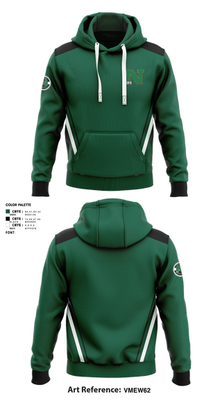 Des Moines North High School	Baseball 75135346 Hoodie -1