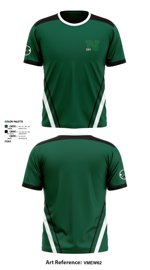 Des Moines North High School	Baseball 75135346 Short Sleeve Performance Shirt -1