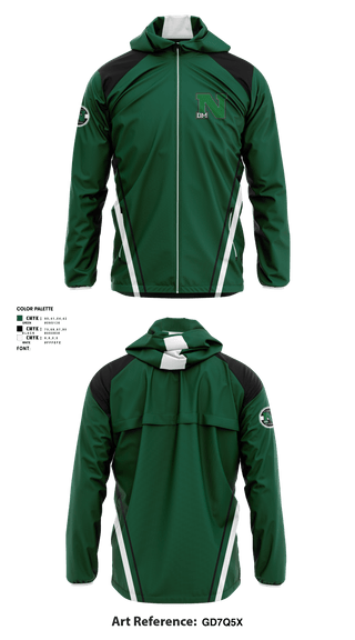 Des Moines North High School	Baseball 75135346 Windbreaker -1