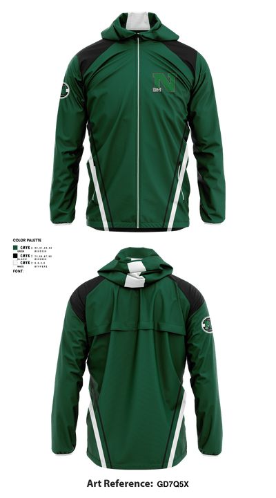 Des Moines North High School	Baseball 75135346 Windbreaker -1