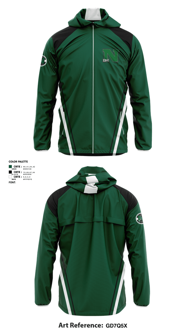 Des Moines North High School	Baseball 75135346 Windbreaker -1