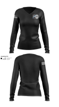 Clayton Police K9 Unit 37003259 Women's Long Sleeve V-neck Shirt - 21