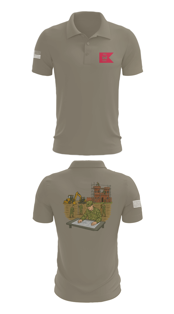 Short Sleeve Performance Polo, 152, Army, Teamtime, Team time, sublimation, custom sports apparel, team uniforms, spirit wear, spiritwear, sports uniforms, custom shirts, team store, custom team store, fundraiser sports, apparel fundraiser
