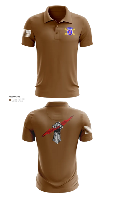 10mtn FIST 76072588 Short Sleeve Performance Polo - 151