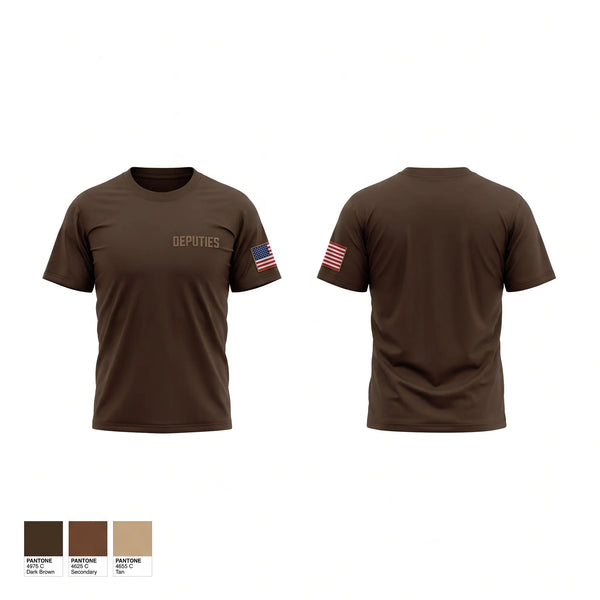 Old School Cotton Feel Shirt, Deputies, Police, Teamtime, Team time, sublimation, custom sports apparel, team uniforms, spirit wear, spiritwear, sports uniforms, custom shirts, team store, custom team store, fundraiser sports, apparel fundraiser