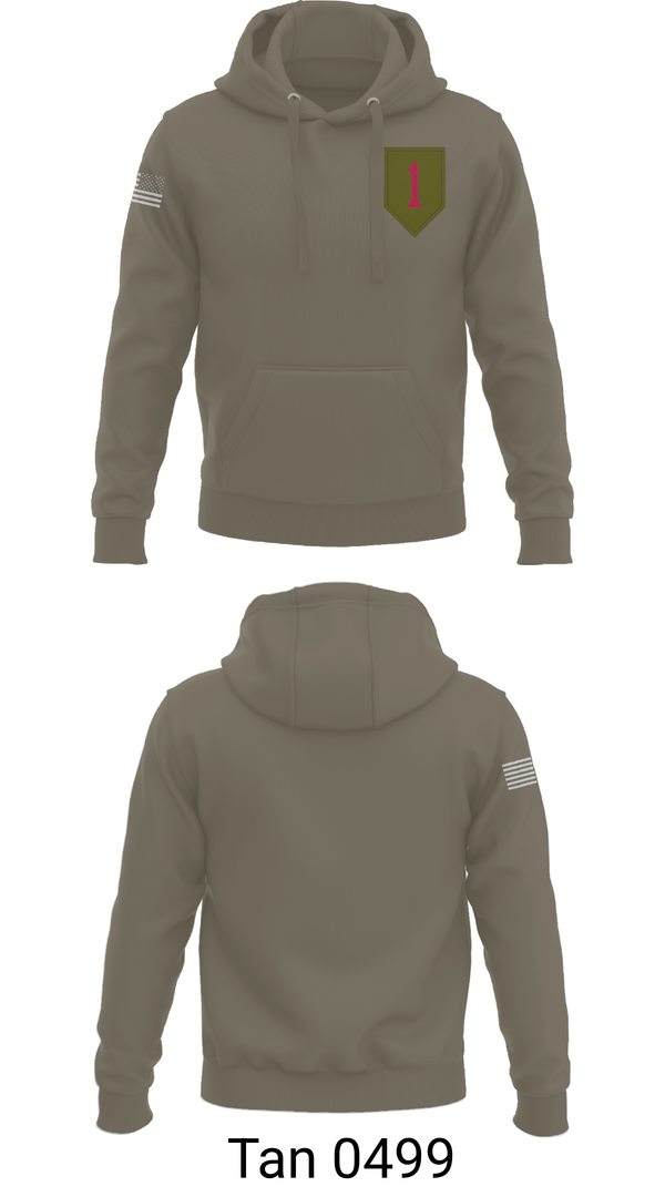 Hoodie, 1st Infantry Division, Army, Teamtime, Team time, sublimation, custom sports apparel, team uniforms, spirit wear, spiritwear, sports uniforms, custom shirts, team store, custom team store, fundraiser sports, apparel fundraiser