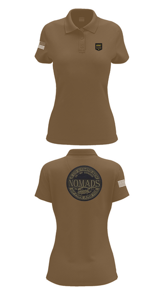 Womens Short Sleeve Performance Polo, E CO 169 AVN, National Guard, Teamtime, Team time, sublimation, custom sports apparel, team uniforms, spirit wear, spiritwear, sports uniforms, custom shirts, team store, custom team store, fundraiser sports, apparel fundraiser