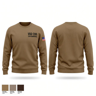Crew Neck Sweatshirt, VAQ-209, Navy, Teamtime, Team time, sublimation, custom sports apparel, team uniforms, spirit wear, spiritwear, sports uniforms, custom shirts, team store, custom team store, fundraiser sports, apparel fundraiser