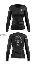 4th Precinct 85110542 Women's Long Sleeve V-neck Shirt - 71