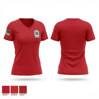 Womens Short Sleeve Vneck Shirt, Eastern Regional Range, Police, Teamtime, Team time, sublimation, custom sports apparel, team uniforms, spirit wear, spiritwear, sports uniforms, custom shirts, team store, custom team store, fundraiser sports, apparel fundraiser