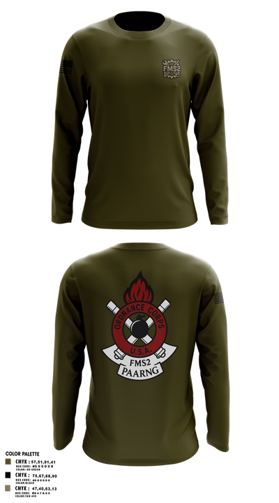 FMS #2 PAARNG 55837415 Long Sleeve Performance Shirt 1