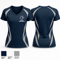 Muller Road Middle School Basketball 79179816 Women's Short Sleeve V-neck Shirt - 1