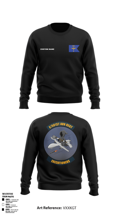 E 501st 1 AD, CAB AVMX 41273123 Crew Neck Sweatshirt - 1