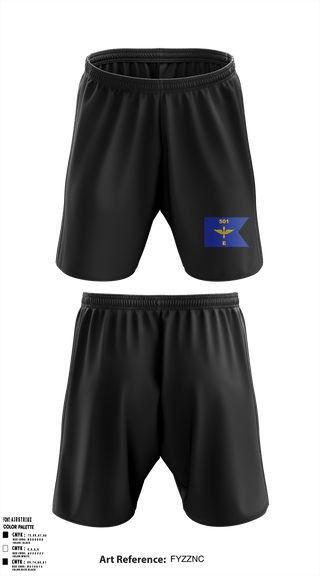 E 501st 1 AD, CAB AVMX 41273123 Athletic Shorts With Pockets - 1