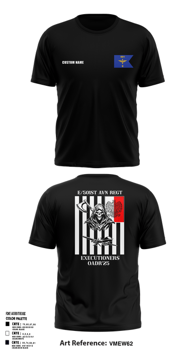 E 501st 1AD, CAB AVMX 23374839 Short Sleeve Performance Shirt - 3
