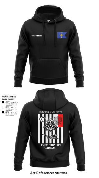 E 501st 1AD, CAB AVMX 23374839 Hoodie - 3