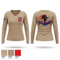 Pershing Rifles, Company L-4 59205513 Women's Long Sleeve V-neck Shirt - 1