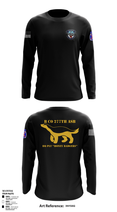 B CO 277 ASB HQ 9127961 Long Sleeve Performance Shirt - 2