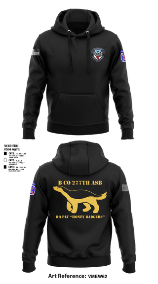 B CO 277 ASB HQ 9127961 Hoodie - 2