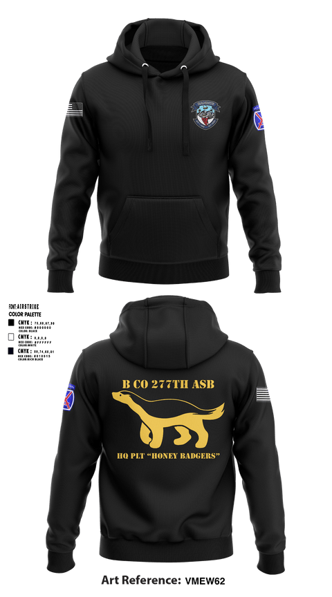B CO 277 ASB HQ 9127961 Hoodie - 2