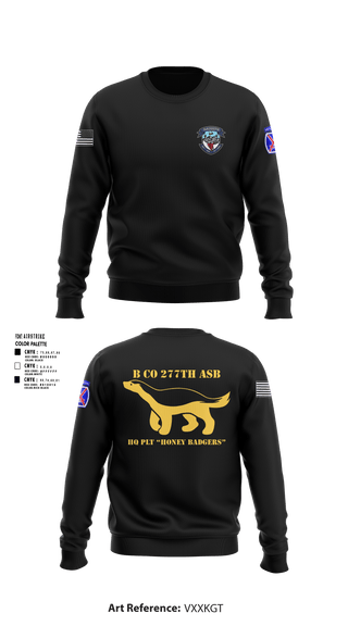 B CO 277 ASB HQ 9127961 Crew Neck Sweatshirt - 2