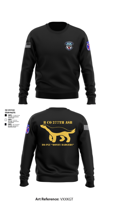 B CO 277 ASB HQ 9127961 Crew Neck Sweatshirt - 2