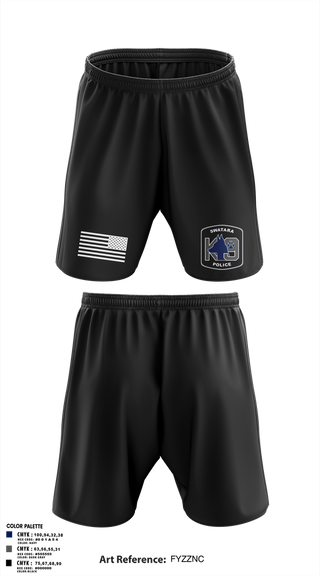Athletic Shorts With Pockets, Swatara K9, Police, Teamtime, Team time, sublimation, custom sports apparel, team uniforms, spirit wear, spiritwear, sports uniforms, custom shirts, team store, custom team store, fundraiser sports, apparel fundraiser