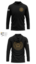 Webster County Sheriff's Office 9252814 Long Sleeve Performance Shirt with hood - 11