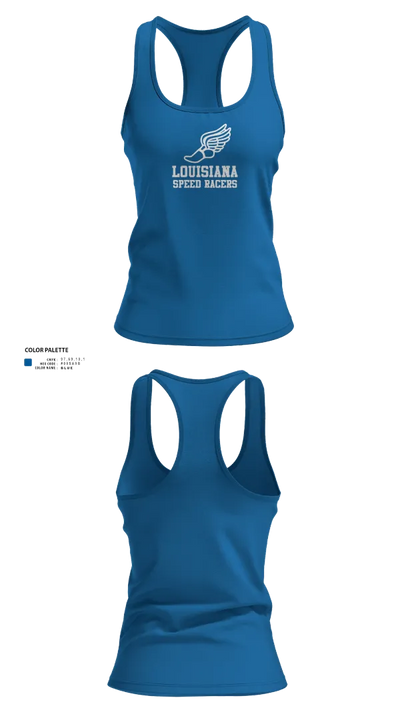 Louisiana Speed Racers 60674314 Women's Track Singlet - 40
