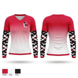 Womens Long Sleeve Vneck Shirt, WTX Magic, Men's Soccer, Teamtime, Team time, sublimation, custom sports apparel, team uniforms, spirit wear, spiritwear, sports uniforms, custom shirts, team store, custom team store, fundraiser sports, apparel fundraiser