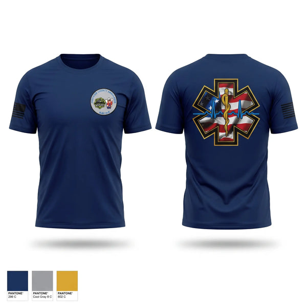 Short Sleeve Performance Shirt, Frontier County Ambulance, EMS/EMT, Teamtime, Team time, sublimation, custom sports apparel, team uniforms, spirit wear, spiritwear, sports uniforms, custom shirts, team store, custom team store, fundraiser sports, apparel fundraiser
