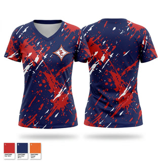 Womens Short Sleeve Vneck Shirt, Sandy Creek High School Basketball, Women's Basketball, Teamtime, Team time, sublimation, custom sports apparel, team uniforms, spirit wear, spiritwear, sports uniforms, custom shirts, team store, custom team store, fundraiser sports, apparel fundraiser