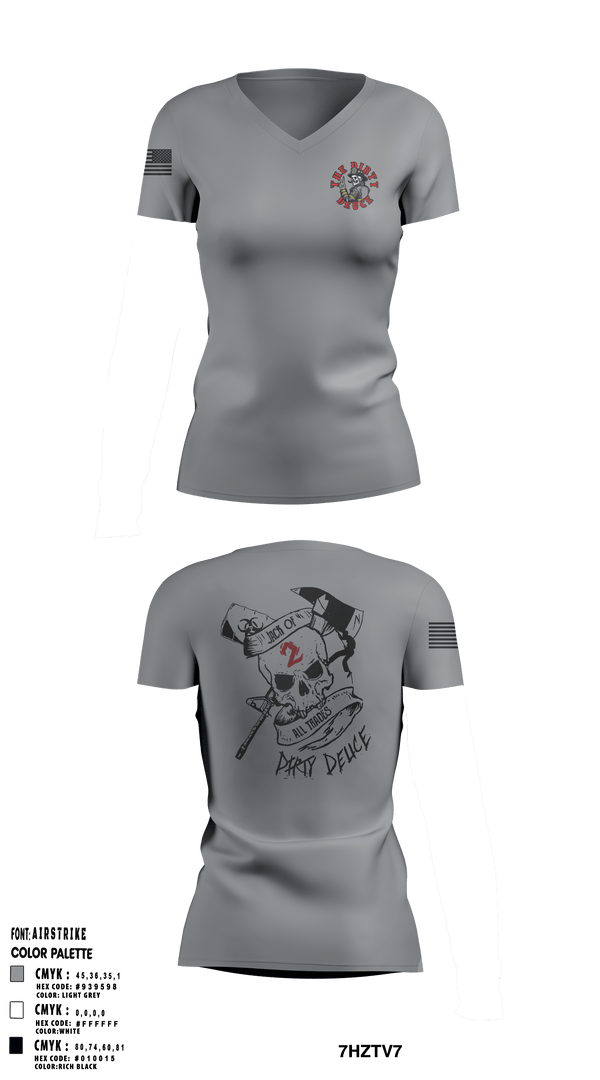 Women's Short Sleeve Vneck Shirt, 386th ECES/CEF, Fire Department, Teamtime, Team time, sublimation, custom sports apparel, team uniforms, spirit wear, spiritwear, sports uniforms, custom shirts, team store, custom team store, fundraiser sports, apparel fundraiser