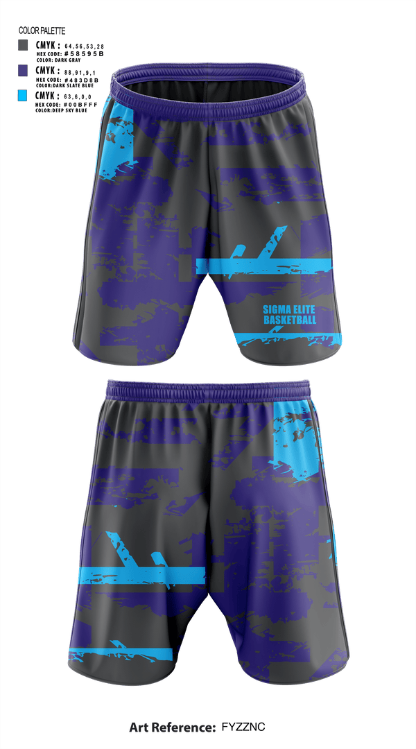 Athletic Shorts With Pockets, Sigma elite, Men's Basketball, Teamtime, Team time, sublimation, custom sports apparel, team uniforms, spirit wear, spiritwear, sports uniforms, custom shirts, team store, custom team store, fundraiser sports, apparel fundraiser