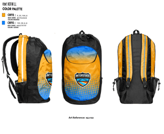 Gear Bag, Interstate Soccer Club, Men's Soccer, Teamtime, Team time, sublimation, custom sports apparel, team uniforms, spirit wear, spiritwear, sports uniforms, custom shirts, team store, custom team store, fundraiser sports, apparel fundraiser