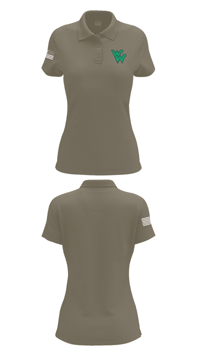 Weeki Wachee Hornets 88701792 Women's Short Sleeve Performance Polo  - 23