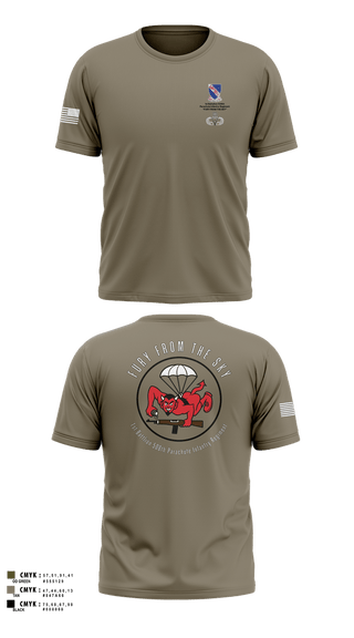Old School Cotton Feel Shirt, CCo, 1-508PIR (OG), Army, Teamtime, Team time, sublimation, custom sports apparel, team uniforms, spirit wear, spiritwear, sports uniforms, custom shirts, team store, custom team store, fundraiser sports, apparel fundraiser